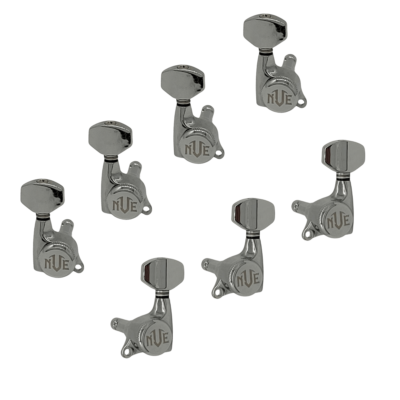 NVE Guitars Locking Tuners 7 String 4 + 3 - Chrome - Set of 7