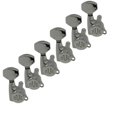 NVE Guitars Locking Tuners  6 in Line - Chrome - set of 6 Machine Heads