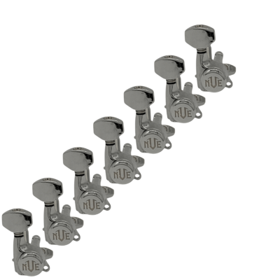 NVE Guitars Locking Tuners  7 in Line - Chrome - set of 7 Machine Heads