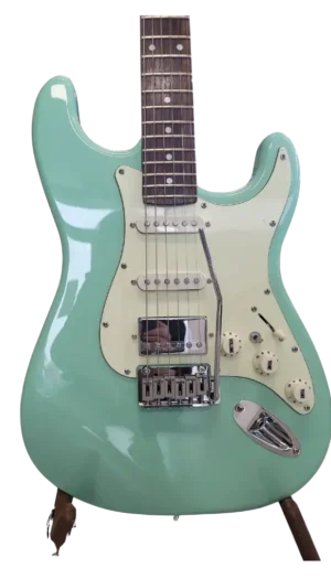 NVE Guitars "The Craven" Electric Guitar - Green HSS | Locking Tuners