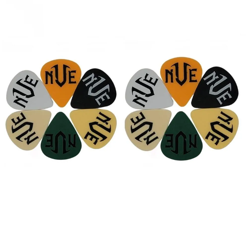 NVE Guitars Exclusive Guitar Picks / Plectrums 12 Mixed Picks