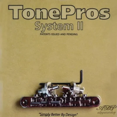 TonePros NVR2 Nashville Tune-o-matic Bridge - Nickel
