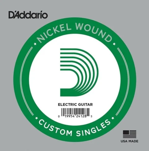 5 x D'Addario NW034 Single Nickel Wound .034 Electric Guitar String Custom Gauge