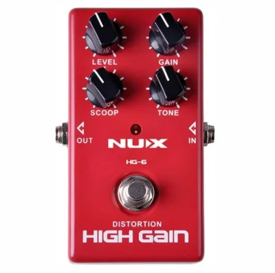 NU-X Analog Series HG-6 Modern High-Gain Guitar Effects Pedal