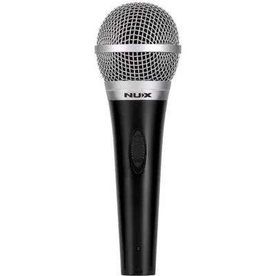 NU-X NDM-3 Dynamic Handheld Microphone with Mic Clip & Carry Pouch