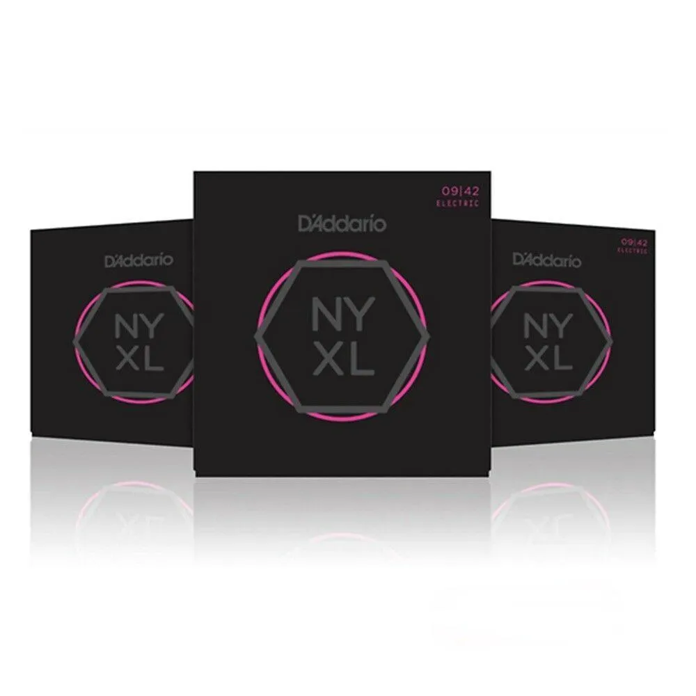 D'Addario NYXL0942 Electric Guitar Strings Extra Light 9 - 42 NYXL 3 sets