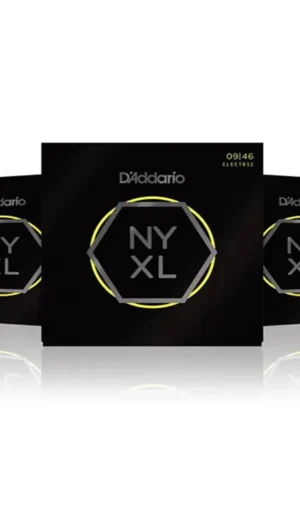 3 sets D'Addario NYXL Hybrid Light Gauge Guitar Strings NYXL0946 9 - 46