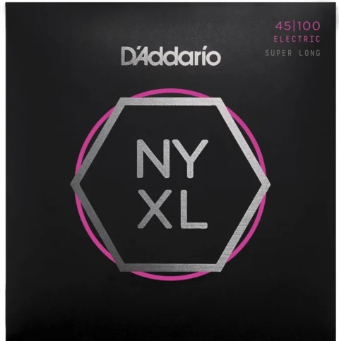D'Addario NYXL45100SL Super Long Scale Regular Light Bass Strings 45 - 100