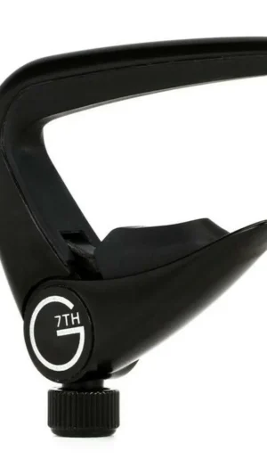G7th Newport 6 String Guitar Capo Electric or Acoustic - BLACK