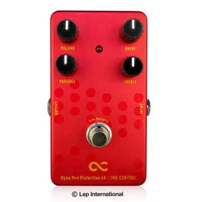 One Control BJFE Dyna Red Distortion 4K Effects Pedal OC-DRD4