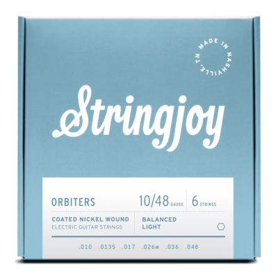 Stringjoy Orbiters | (10-48) Coated Nickel Wound Electric Guitar Strings