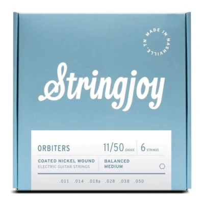 Stringjoy Orbiters - 11-50 Coated Nickel Wound Electric Guitar Strings