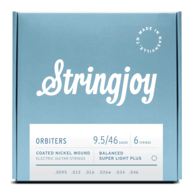 Stringjoy Orbiters | (9.5-46) Coated Nickel Wound Electric Guitar Strings