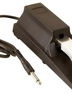 On Stage Sustain Pedal Piano Style with Built-In 6' Cord and Polarity Switch