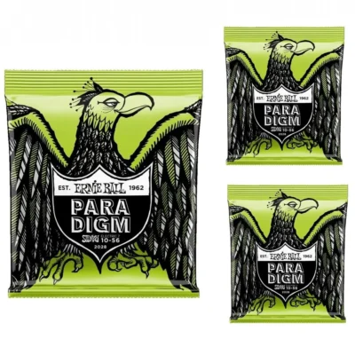 Ernie Ball 3 SETS 2028 Regular Paradigm 7-String Electric Guitar Strings 10-56