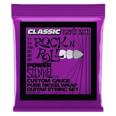 Ernie Ball Power Slinky Classic Rock n Roll Nickel Wrap Electric Guitar String