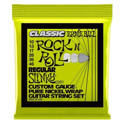 Ernie Ball Regular Slinky Classic Rock n Roll Nickel Wrap Electric Guitar String
