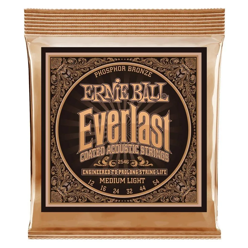 Ernie Ball Everlast Medium Light Coated Phosphor Bronze Acoustic Guitar String