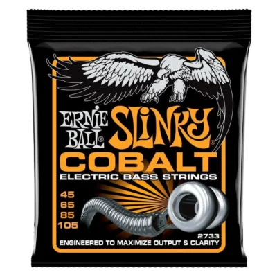 Ernie Ball Hybrid Slinky Cobalt Electric Bass Strings, 45-105 Gauge