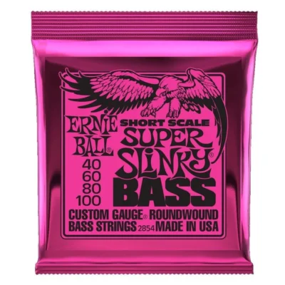 Ernie Ball Super Slinky Nickel Wound Short Scale Bass Strings - 45-100 Gauge