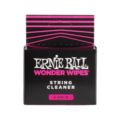 Ernie Ball Wonder Wipes String Moist Cleaner Towelettes - 6-Piece