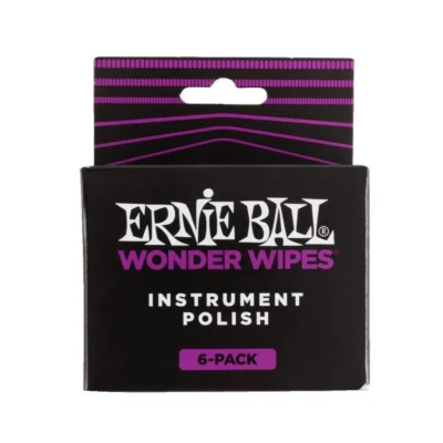 Ernie Ball Brilliant Wonder Wipes Instrument Polish Towelettes - 6-Piece