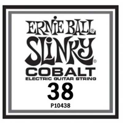 Ernie Ball P10438 Slinky Cobalt Electric Guitar .038 Single String