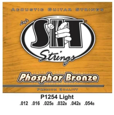 SIT  P1254 Light  Phosphor Bronze Acoustic Guitar Strings 12 - 54