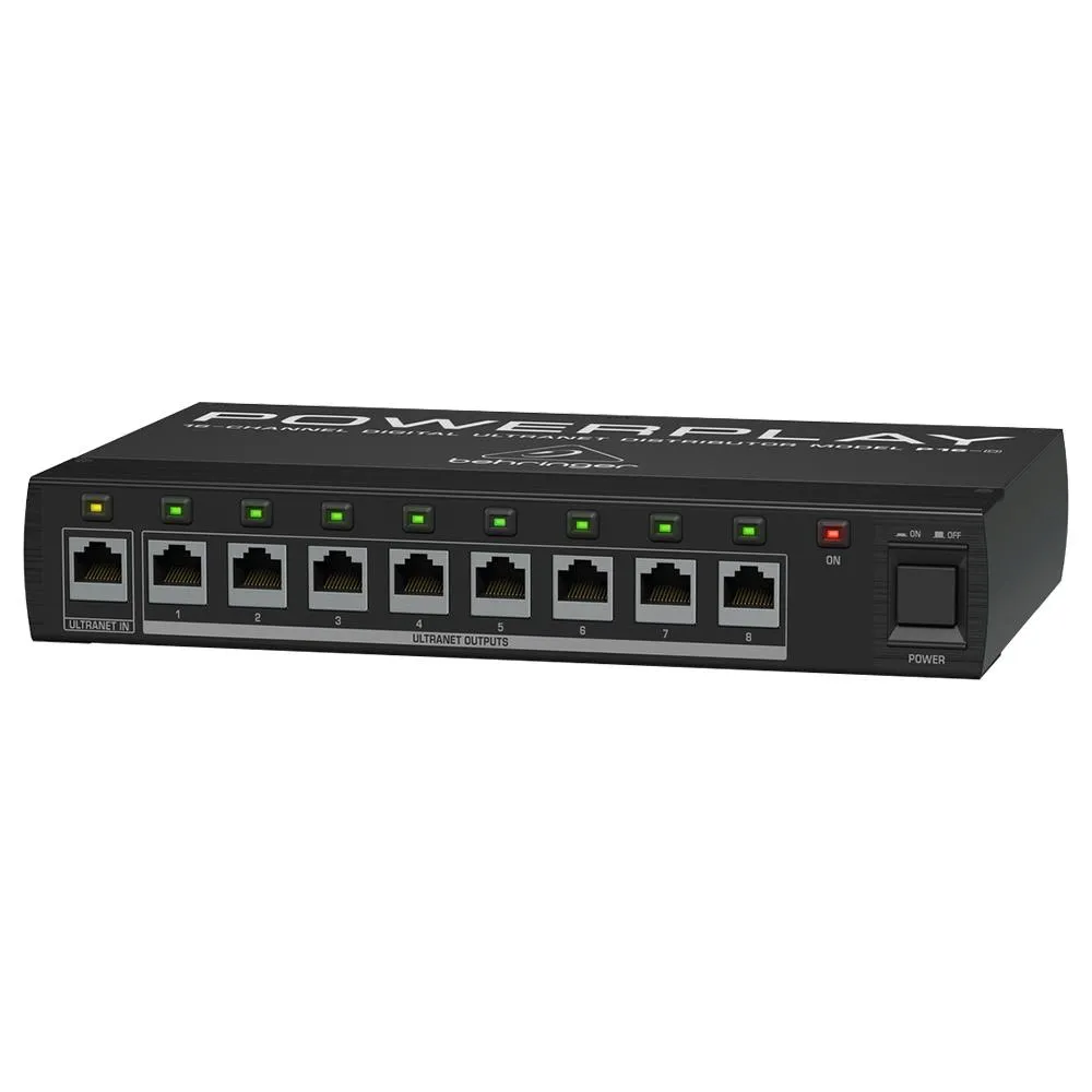 The Behringer 16-Channel Digital POWERPLAY 16 P16-D Ultranet Distributor
