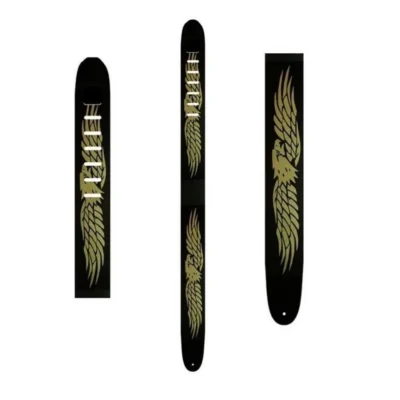 Perri's P20SS-280 2-Inch Leather Guitar Strap with High Resolution Screen Print