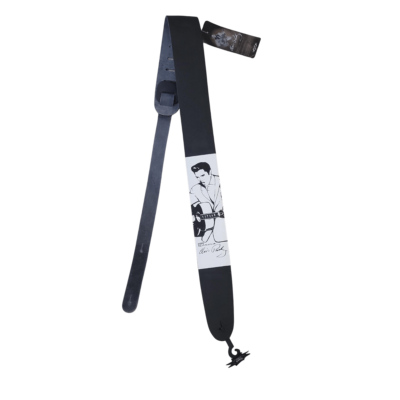 Perri’s  2.5″  Leather Guitar Strap – Elvis Presley -P25EPSS-808