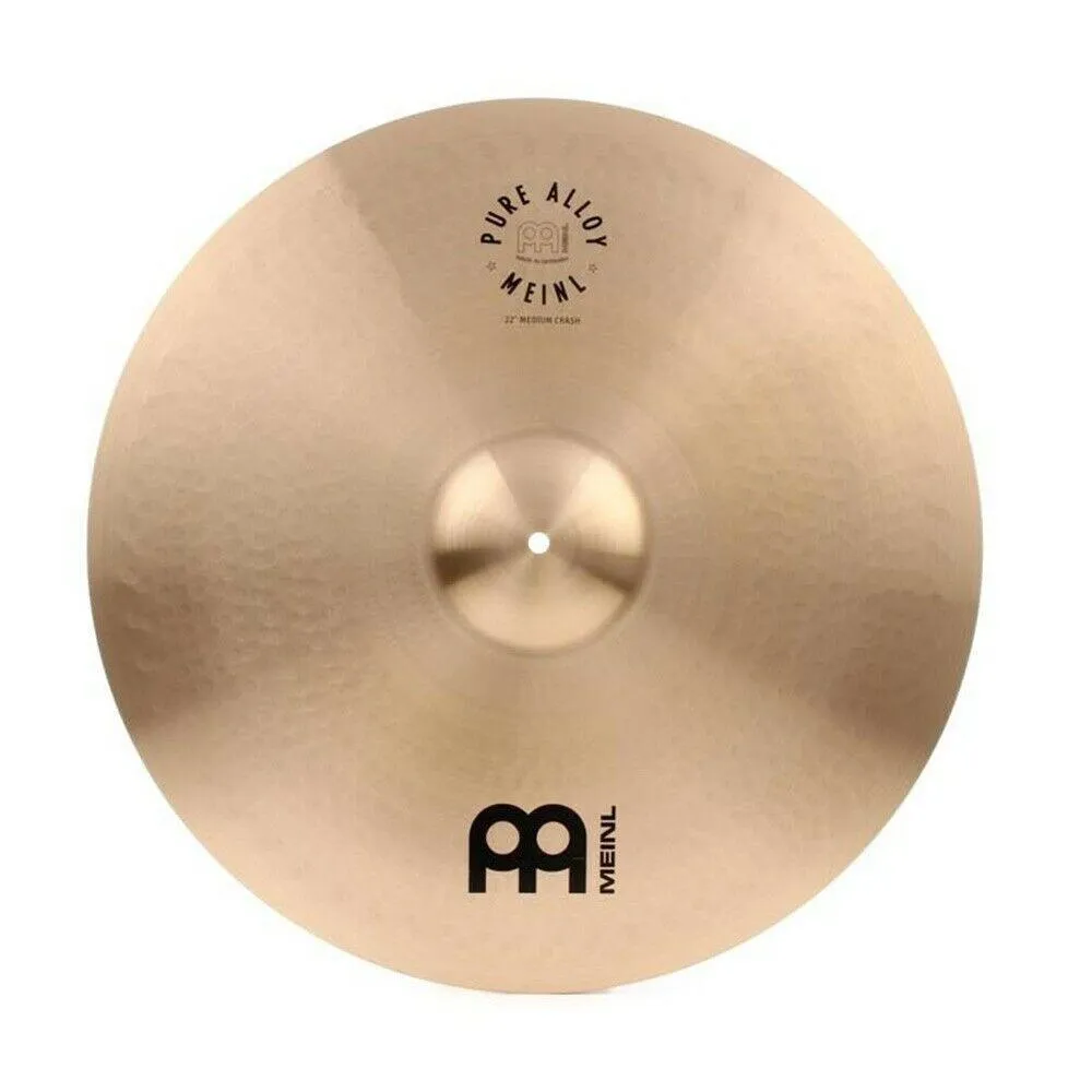 Meinl Cymbals 22" Pure Alloy Medium Crash Cymbal - B12 Bronze