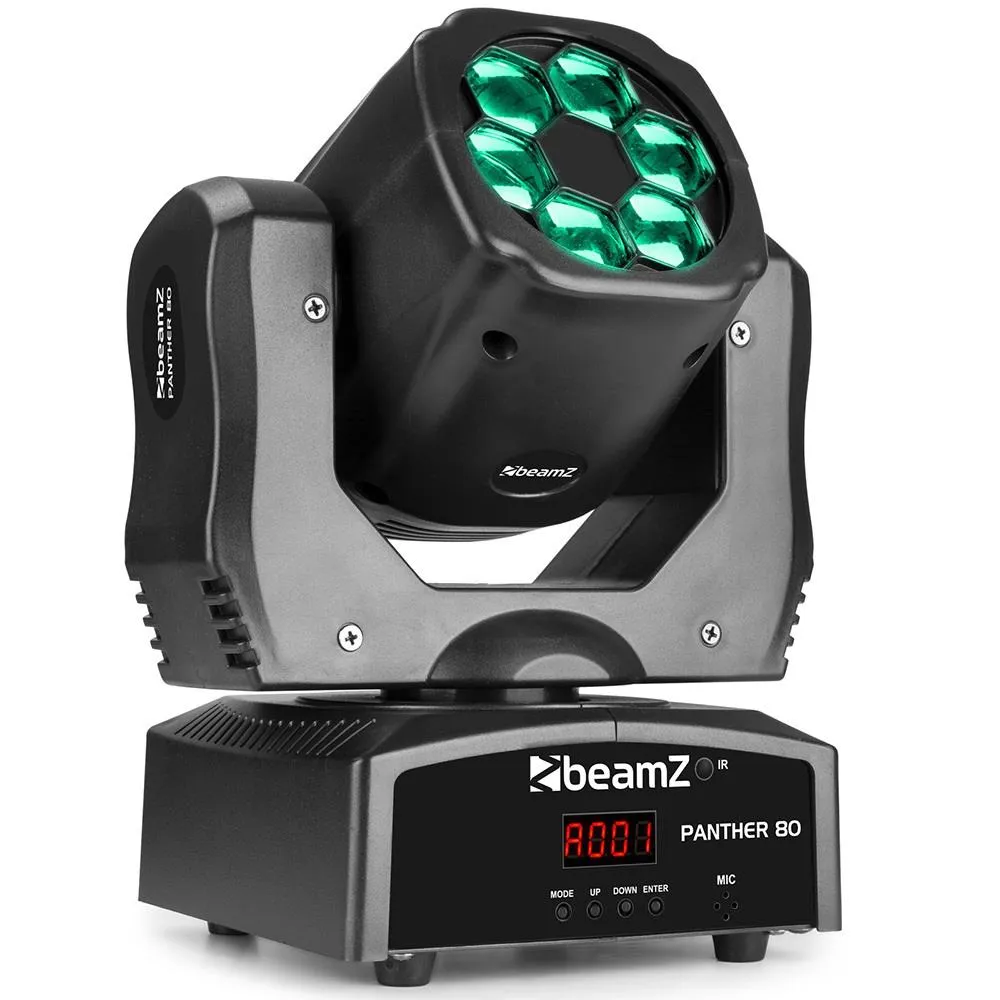 BeamZ Panther 80 LED Moving Head Effect with IRC