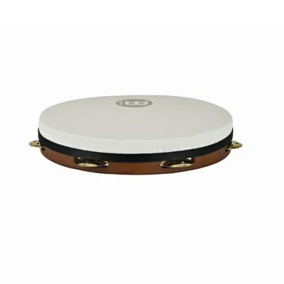 Meinl Percussion PAV10AB-M-TF 10-Inch Rubber Wood Pandeiro / Vented Brass Jingle