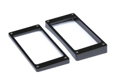 Allparts Gibson Humbucker Pickup Mounting Ring Set - Arch Bottom Black