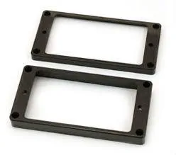 Allparts Gibson Humbucker Pickup Mounting Ring Set - Flat Bottom Black
