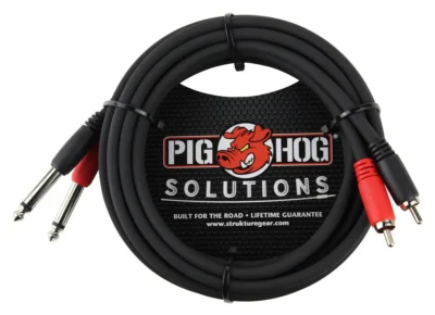PIG HOG Solutions – 3 FT RCA 1/4" dual Cable