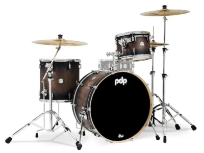 PDP Concept Maple Series 3-Piece Rock Kit, Charcoal Burst C/W Hardware Pack