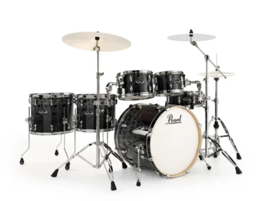 Pearl Export Artisan 6-Piece Drum Kit Ltd Edition - Black & White Skull c/W Hardware