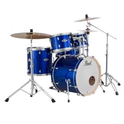Pearl Export 22" Fusion 5-Piece Drum Kit High Voltage Blue c/ Zildjian Cymbals