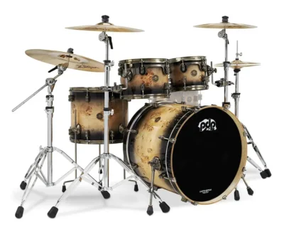 PDP Concept EX 22" 5pc Drum Kit - Mapa Burl Inc Hardware and Snare