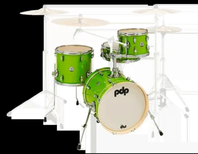 PDP PDNY1604EL New Yorker 4pc Shell Pack - Electric Green