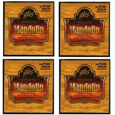GHS Octave Mandolin Strings PF285, phosphor bronze  4 Sets  12 - 44