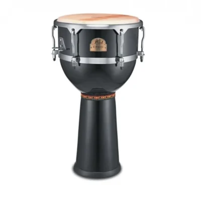 Pearl PJF-320-602 Fiberglass Traditional Percussion Djembe Bistre Black 12.5in