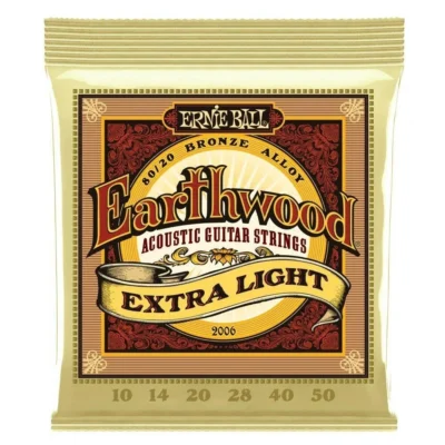 Ernie Ball 2006 80/20 Bronze Extra Light Acoustic Guitar Strings 10-50