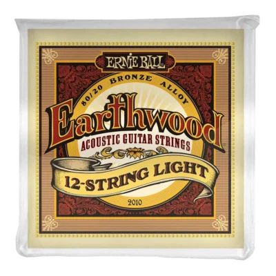 Ernie Ball 2010 Earthwood 80/20 Bronze 12-String Light Acoustic Guitar Strings
