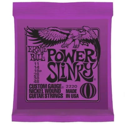 Ernie ball 2220 Power Slinky Electric guitar strings  11- 48