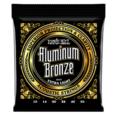 Ernie Ball 2570 Aluminum Bronze Acoustic Guitar Strings - .010-.050 Extra Light