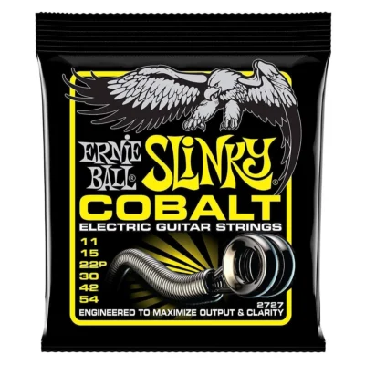 Ernie Ball 2727 Cobalt Beefy  Slinky  Electric Guitar Strings 11 - 54 , USA Made