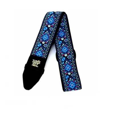 Ernie Ball 4097 Indigo Orchid  Jacquard Strap Polypro Guitar Strap Super Long